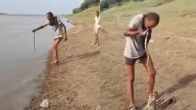 A video of dacoit Ganga Prasad eating a live snake in Fatehpur, Uttar Pradesh, has gone viral, sparking reactions.