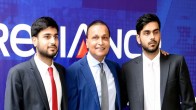 Anil Ambani With His Sons