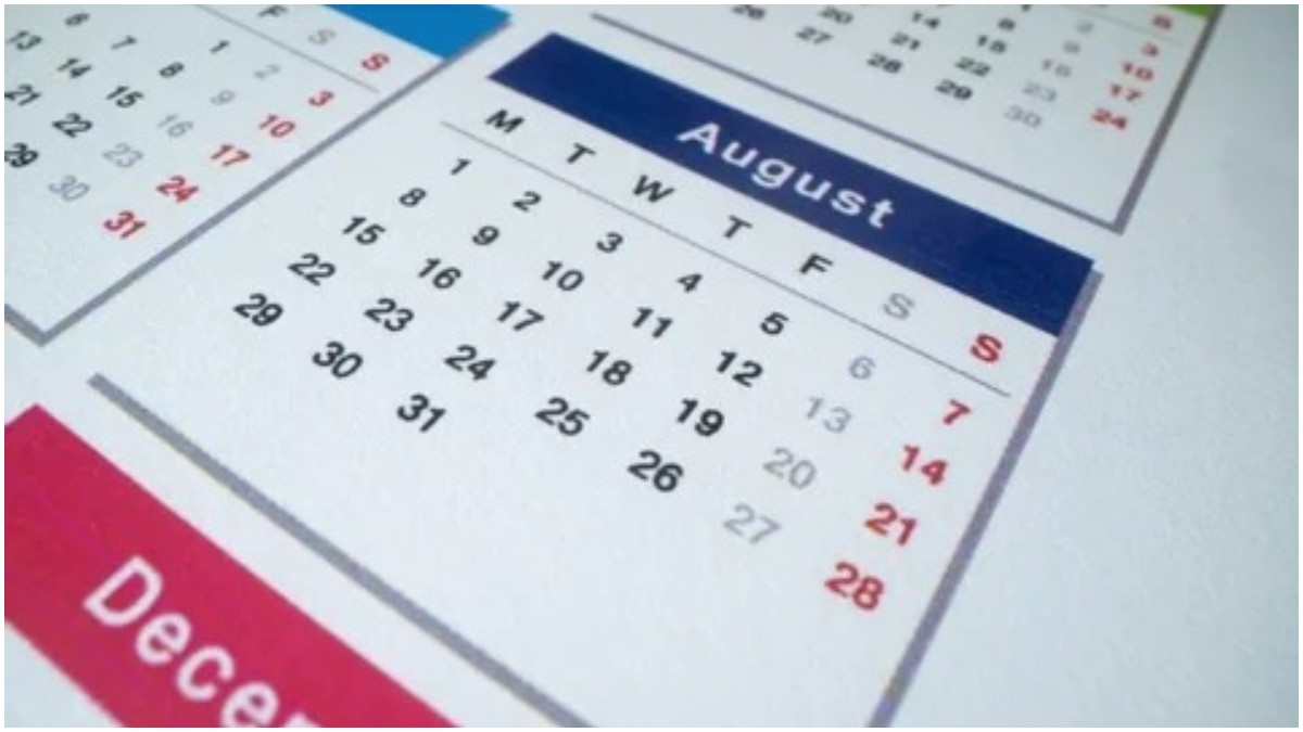 August Holidays