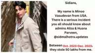 Fans accuse fanpage admins of Sidharth Malhotra, Rs 50 lakhs scam involving false claims about Kiara Advani.