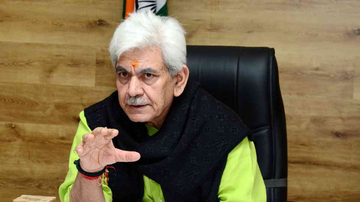 Jammu and Kashmir Lieutenant Governor Manoj Sinha