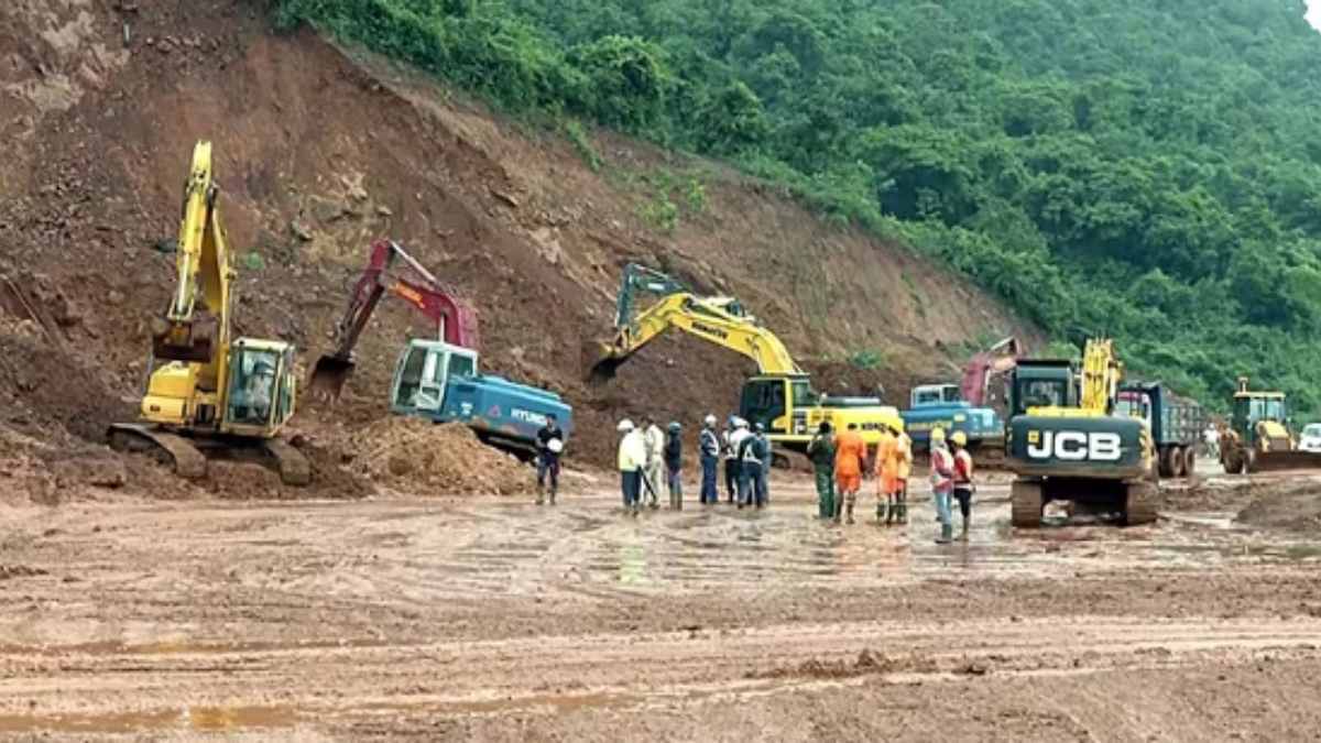 Landslide in Shirur, Karnataka, claims eight lives; ongoing search operations recover a woman’s body from Gangavalli river.