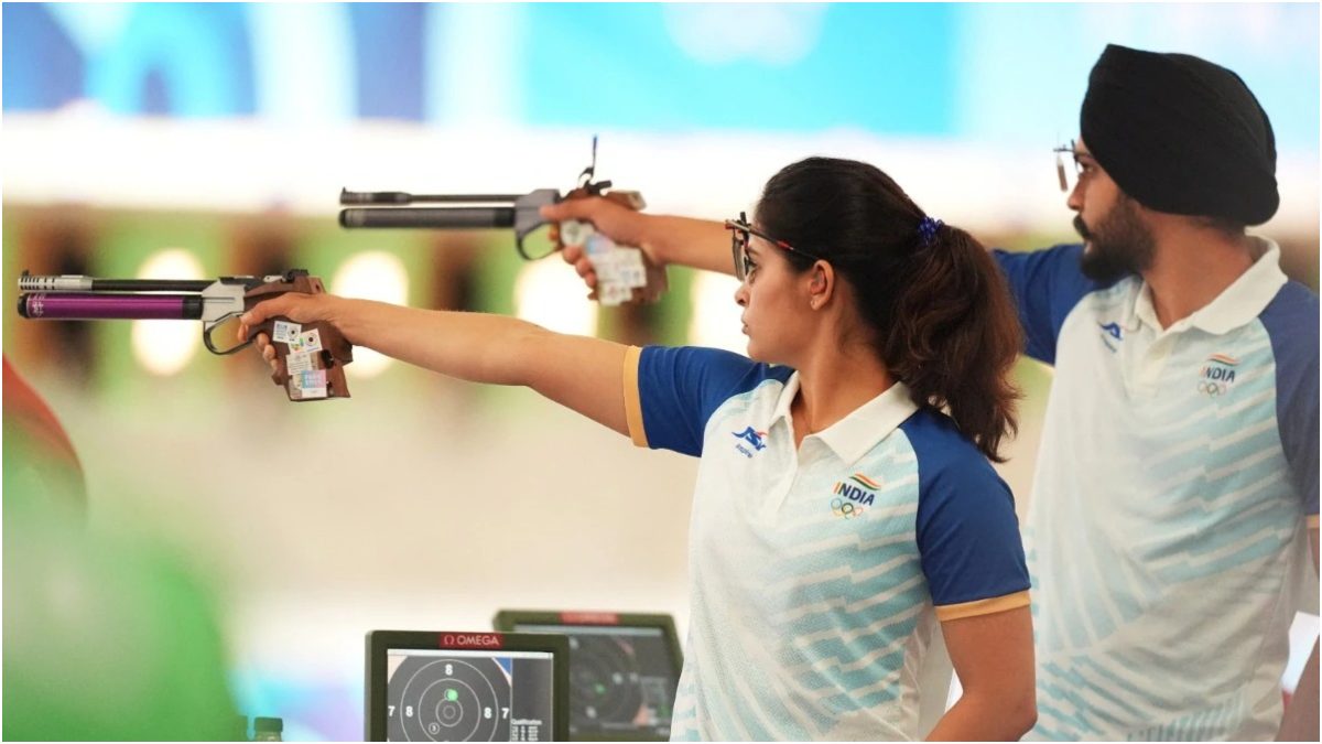 Manu Bhaker and Sarabjot won Bronze Medal in Paris Olympics 2024