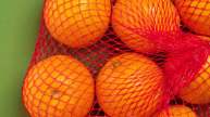 Oranges in red net