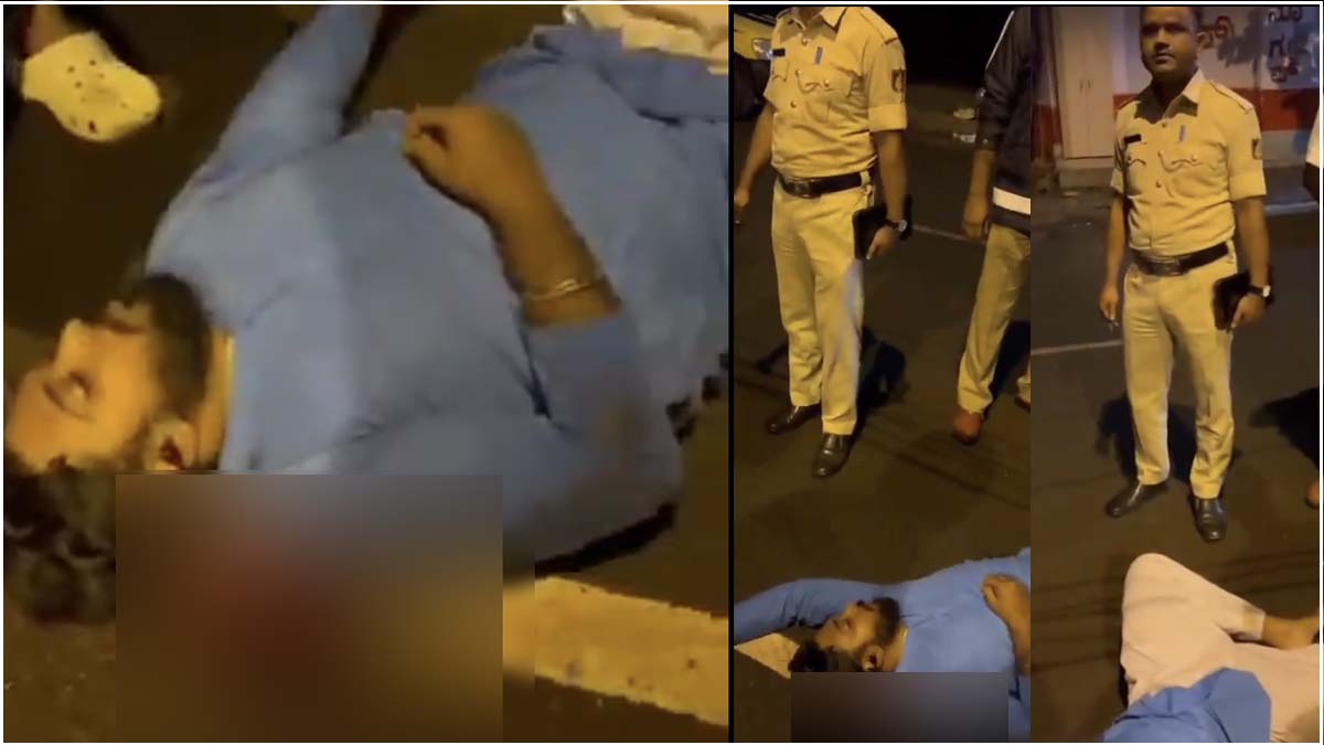 Bengaluru police delay medical aid for injured man, debating who should transport him; residents intervene, sparking outrage.