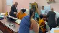 Prayagraj: Woman Principal Pulled From Chair