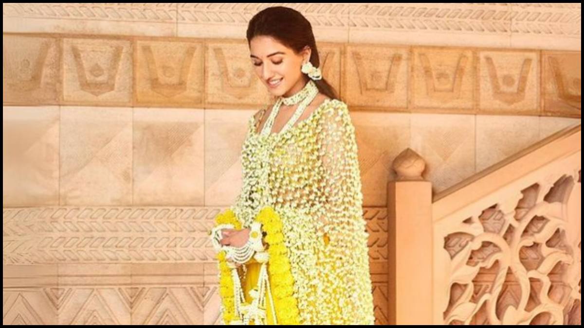 Radhika Merchant In stunning Haldi Look