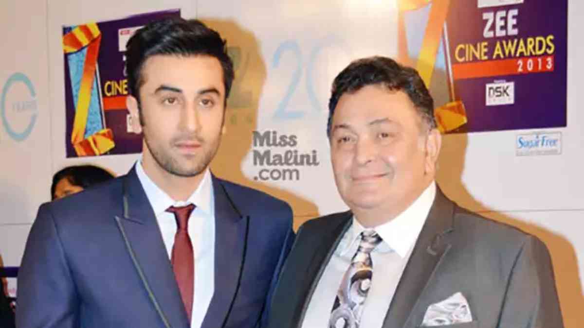 Ranbir kapoor and Rishi Kapoor