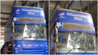 Team India bus for victory parade