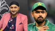 Viral video of Harbhajan Singh laughing over choosing between Babar Azam and Brian Lara amid Pakistan's T20 World Cup exit.