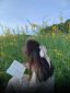 Girl reading book