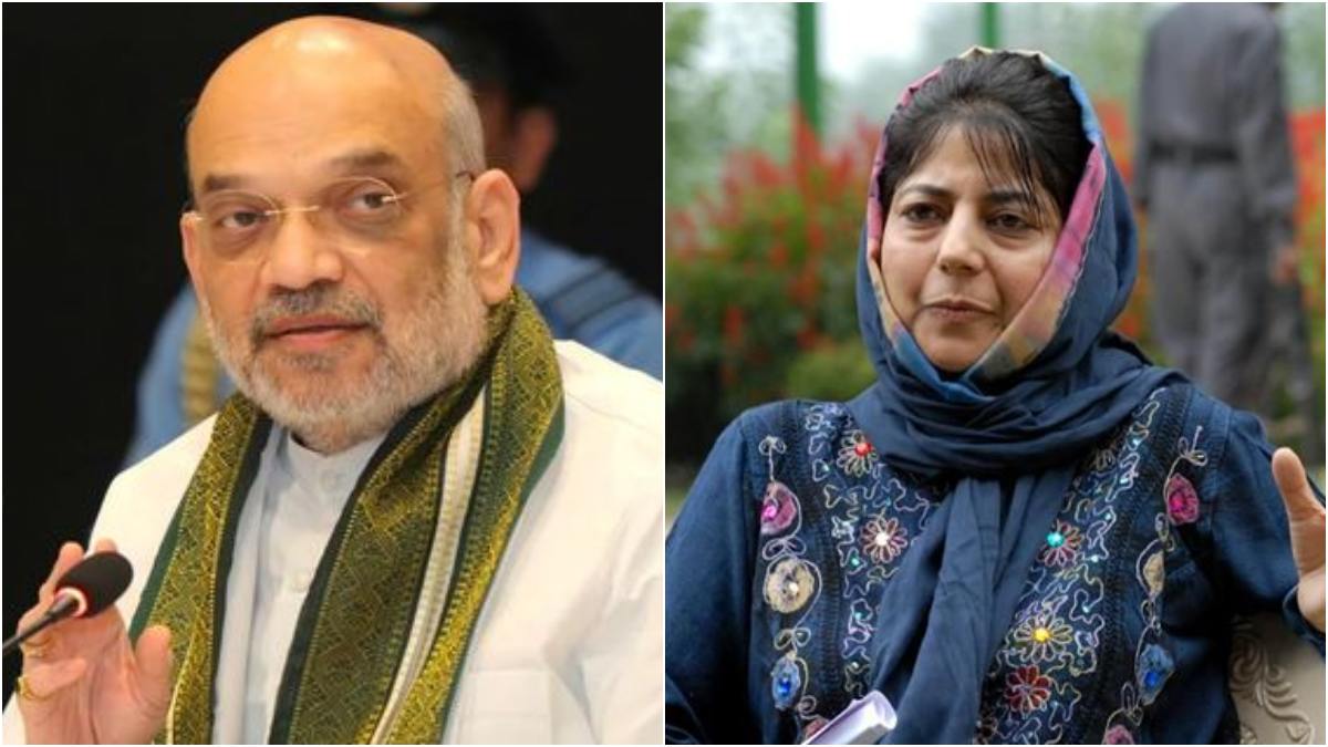 Amit Shah and Mehbooba Mufti