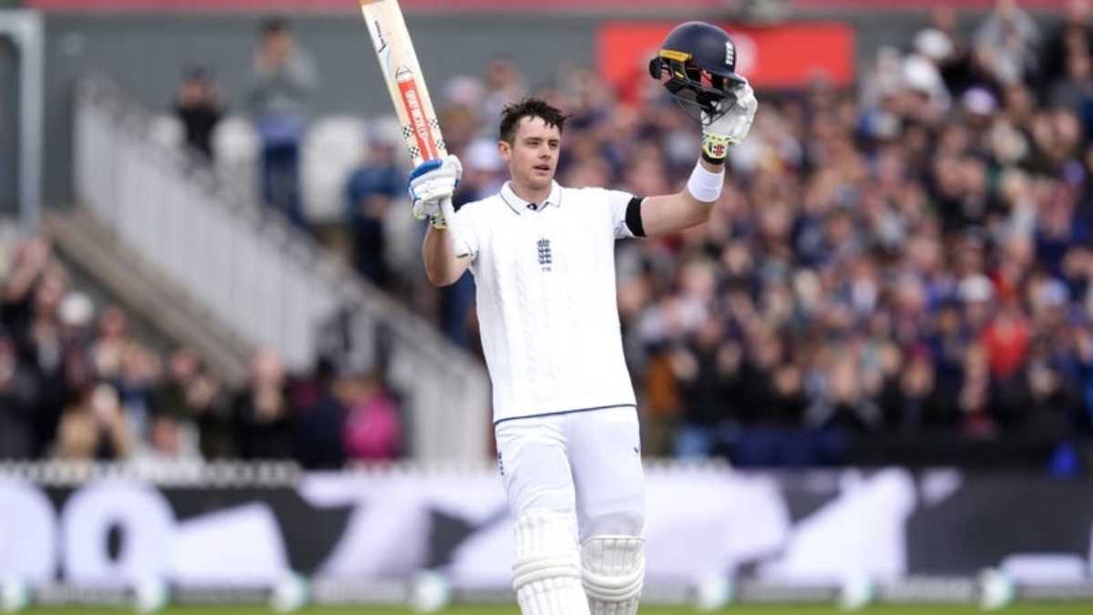 England's Jamie Smith smashed a ton breaking the 94-year old set record