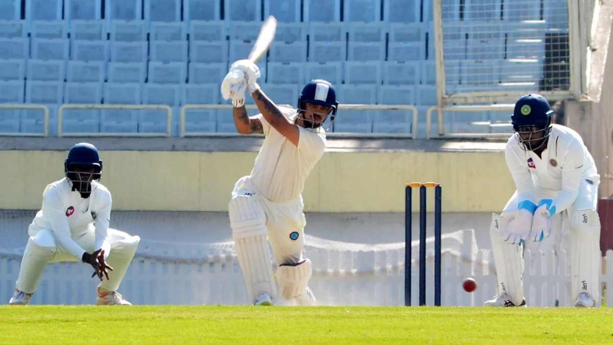 Ishan Kishan scored 114 runs in the second day of Buchi Babu Tournament