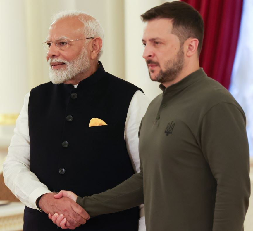 Narendra Modi-Volodymyr Zelensky