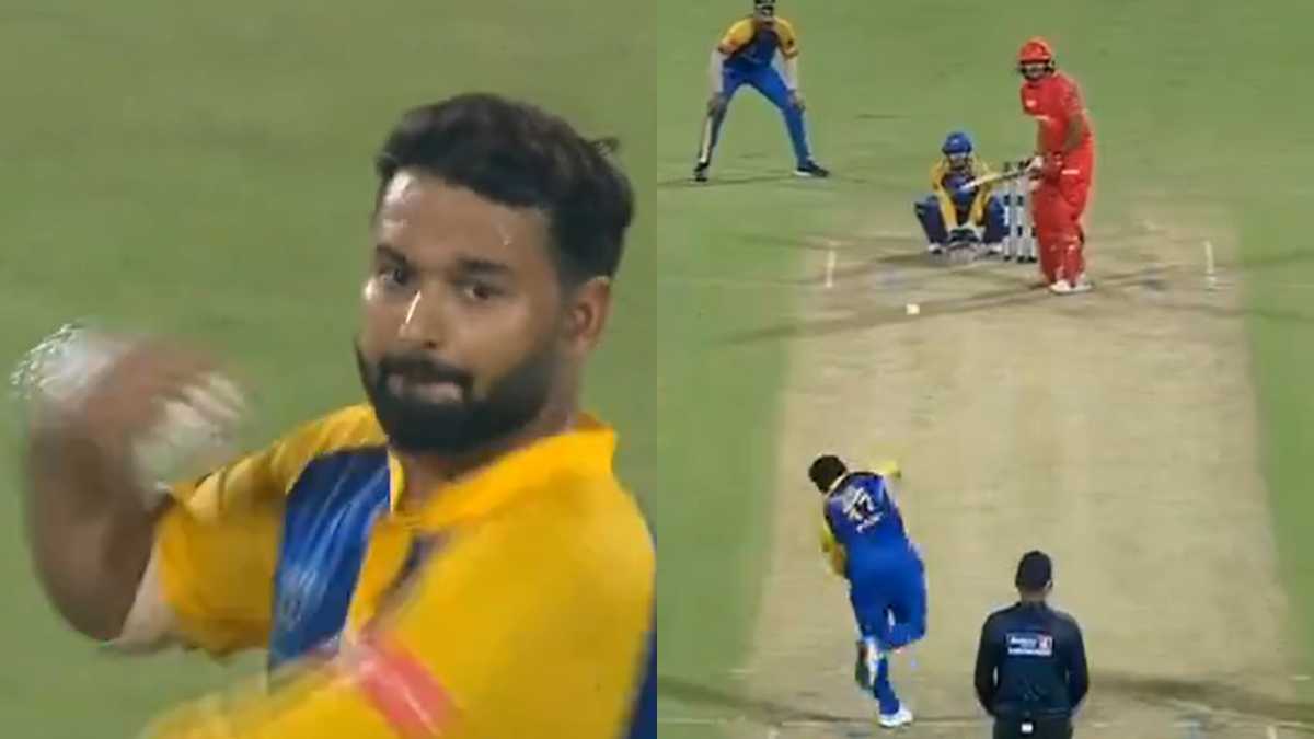 Rishabh Pant bowls for the first time in DPL 2024