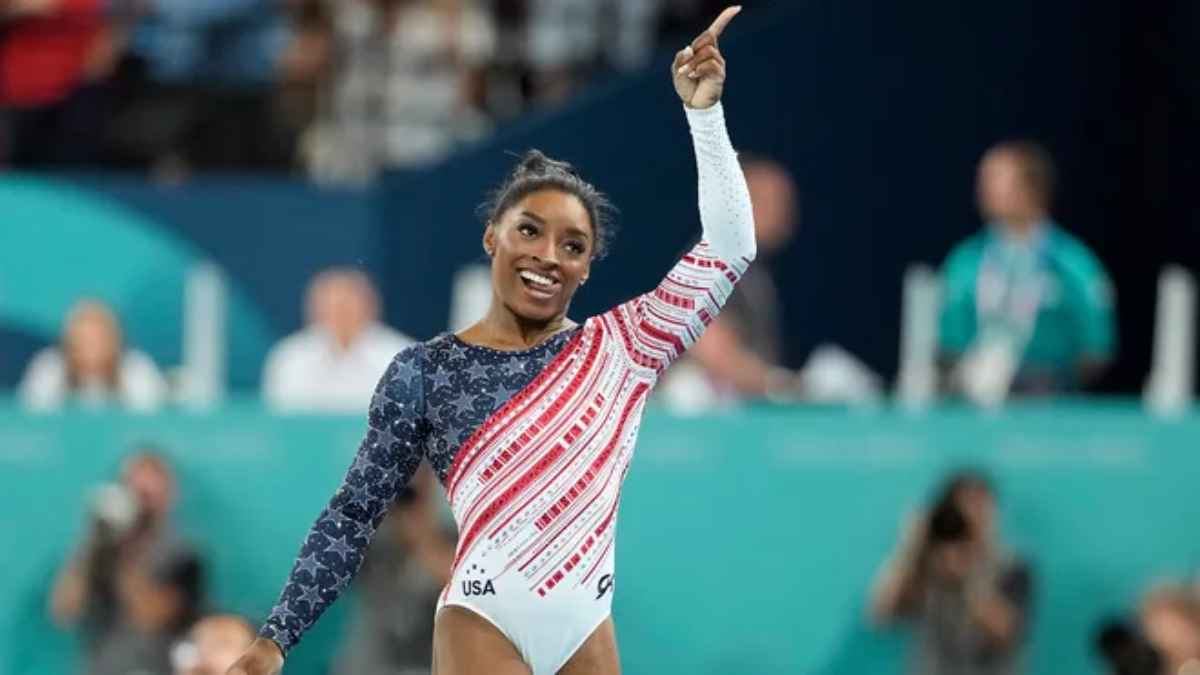 Simone Biles Talks About Her Diamond GOAT Necklace