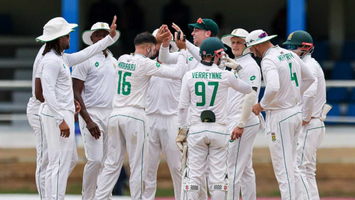 WI vs SA: Kagiso Rabada and Keshav Maharaj help secure a win for the Proteas