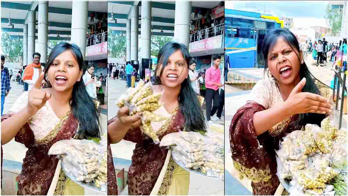 Viral Chana Selling Girl