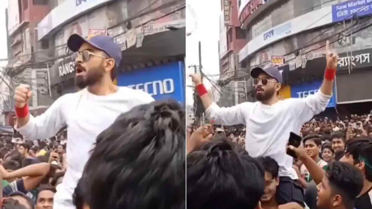 Virat Kohli lookalike spotted at Bangladesh protests