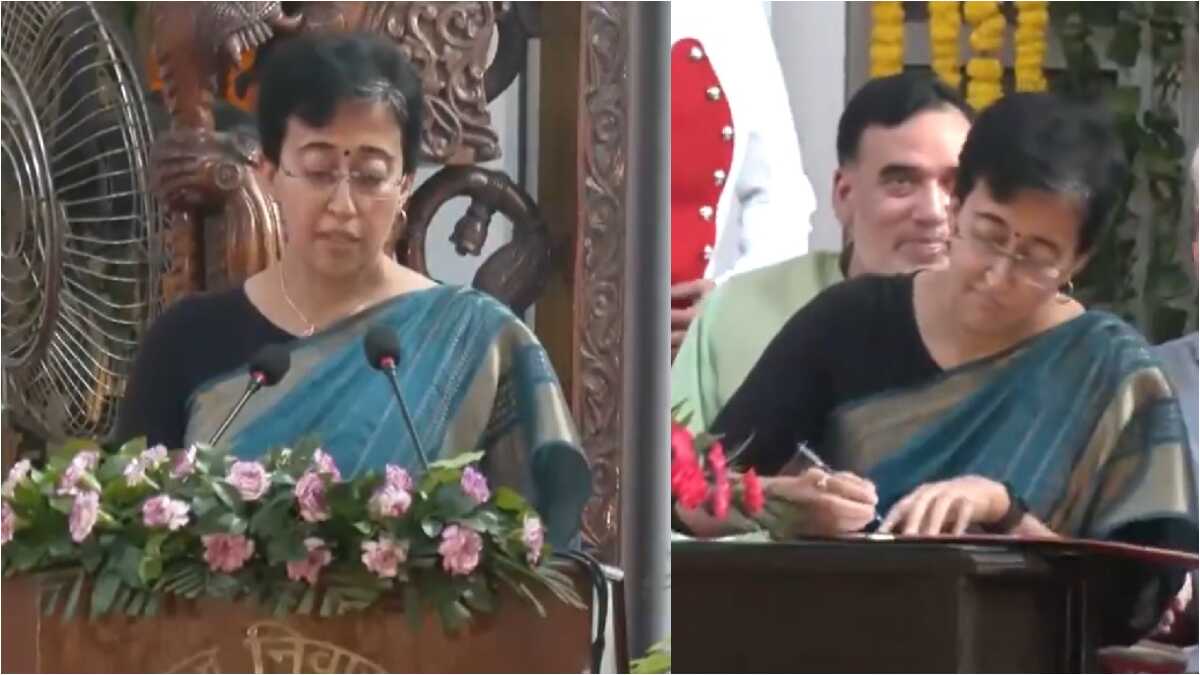 Atishi takes oath as Delhi Chief Minister