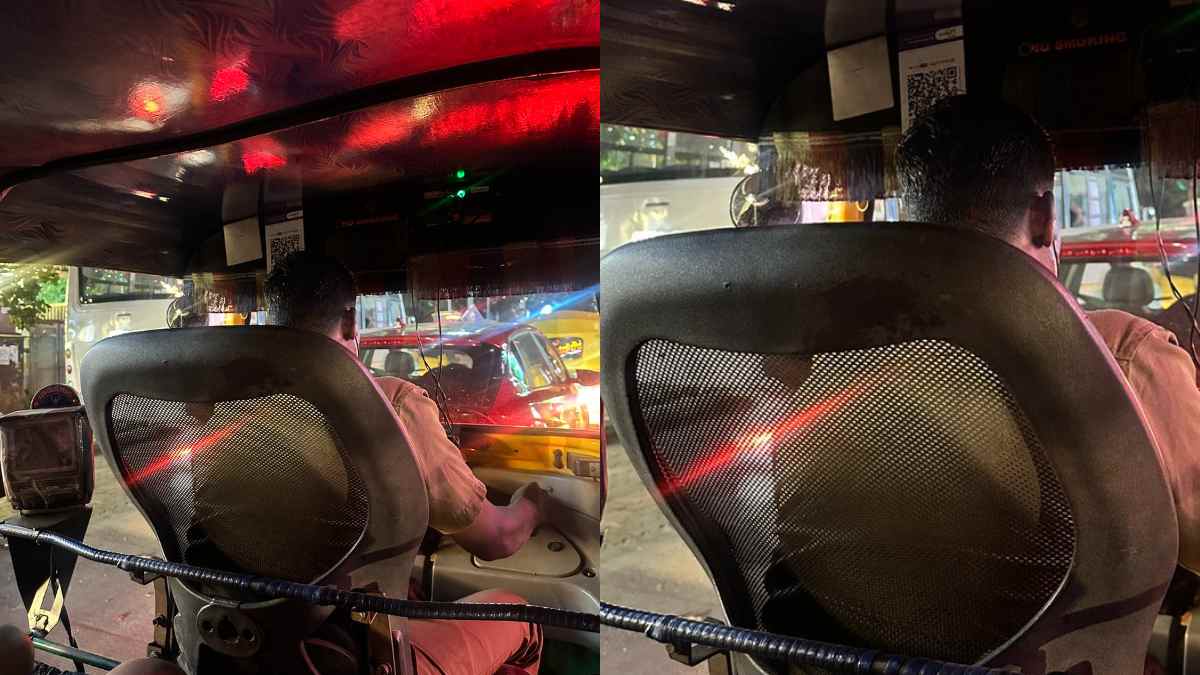 Auto Driver’s Office Chair Setup Goes Viral, Shows Another Peak Bengaluru Moment