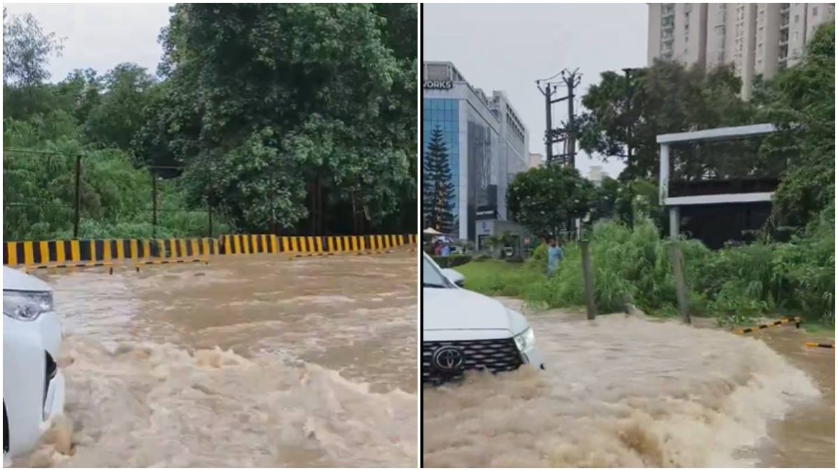 DLF Camellias, Gurgaon Faces Severe Waterlogging After Rainfall