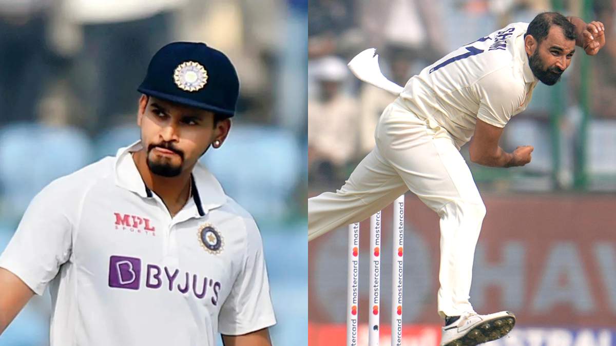 India Vs Bangladesh Shreyas Iyer And Mohammed Shami Dropped From India