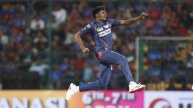 Mayank Yadav represents Lucknow Super Giants in IPL