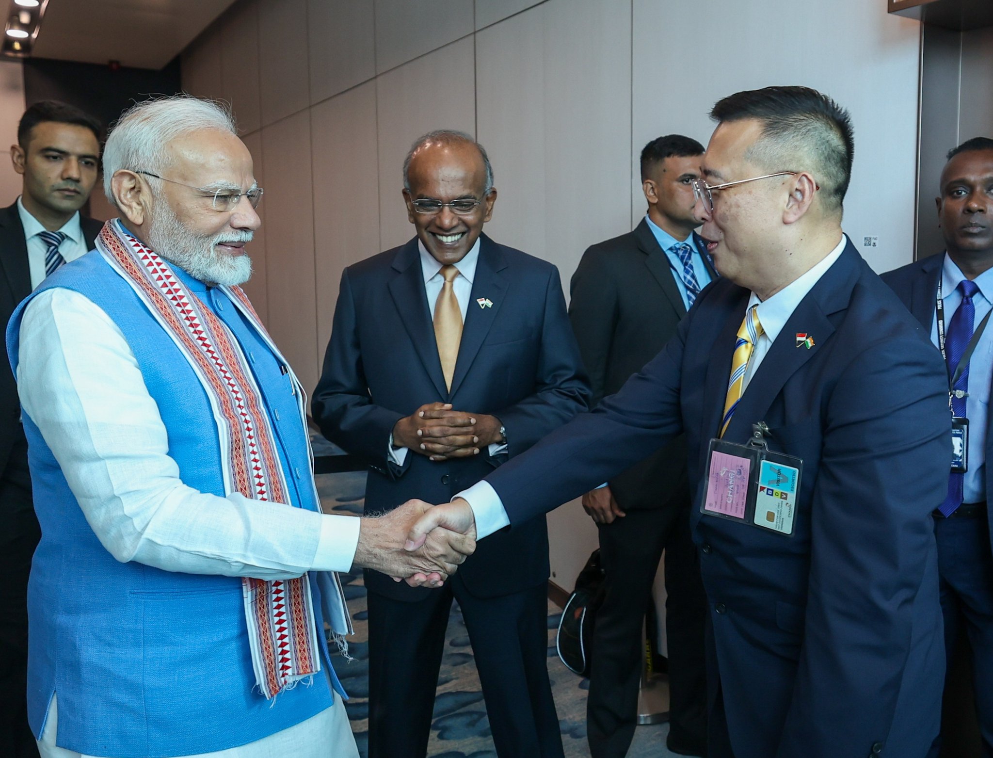 Narendra Modi In Singapore