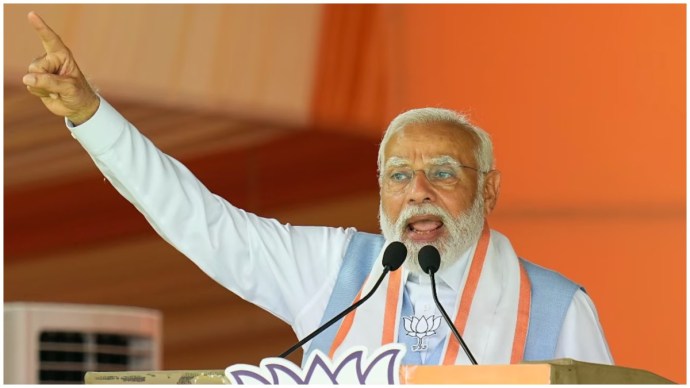 PM Modi criticise Congress Party in rally