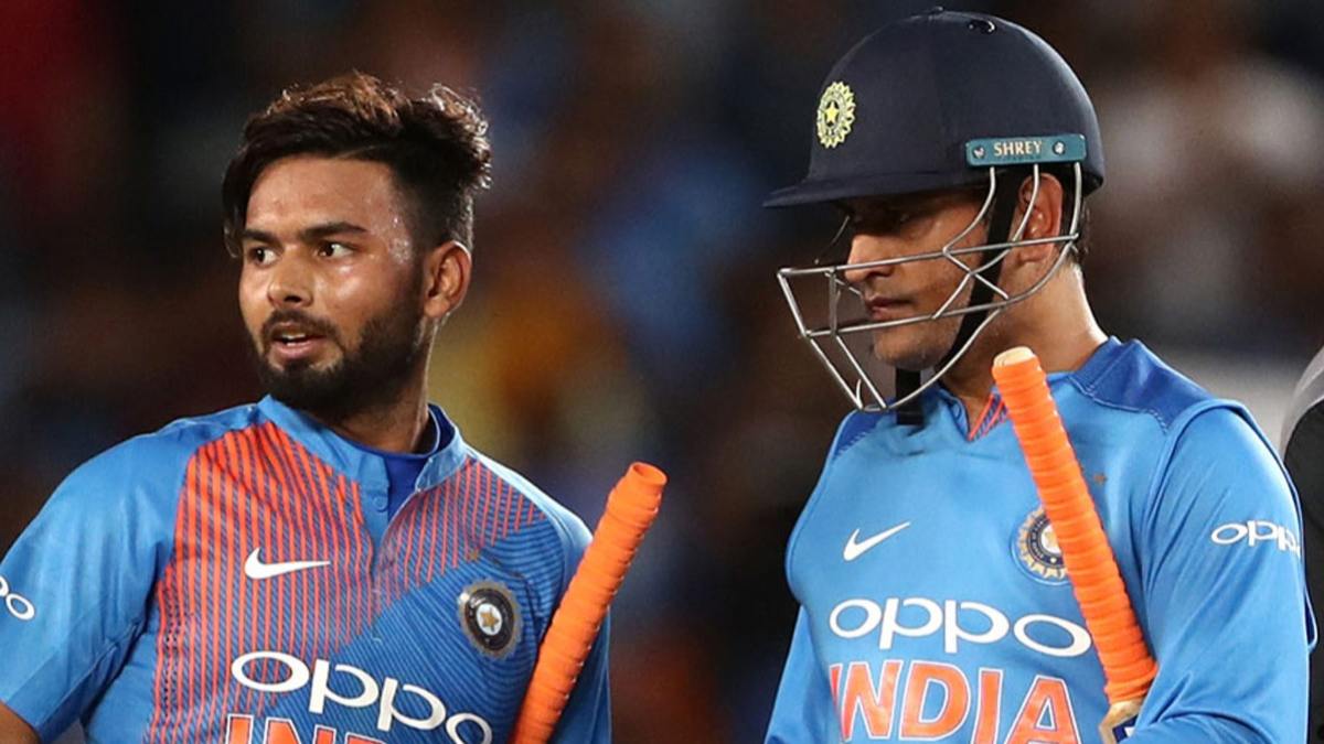 Rishabh Pant and MS Dhoni