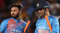 Rishabh Pant and MS Dhoni