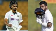 Shreyas Iyer and KL Rahul are in contention to gain a spot in Indian Test team