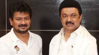 Tamil Nadu Chief Minister MK Stalin with his son Udhayanidhi Stalin