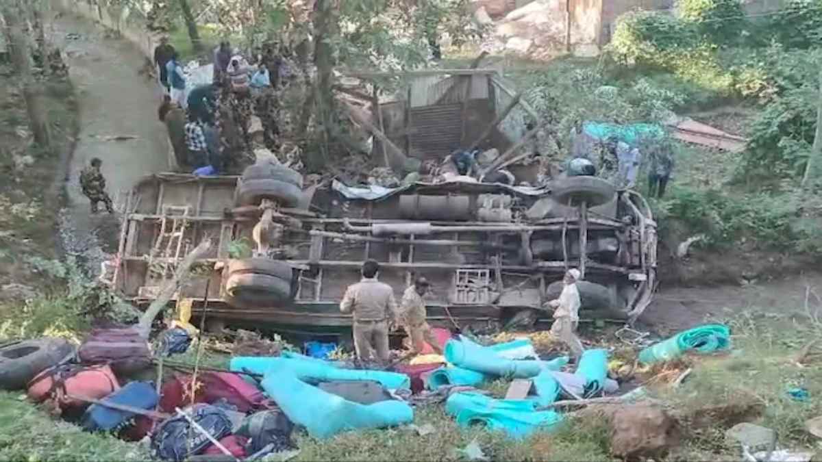 Three Jawans Killed As Bus Plunges Into Gorge In Budgam