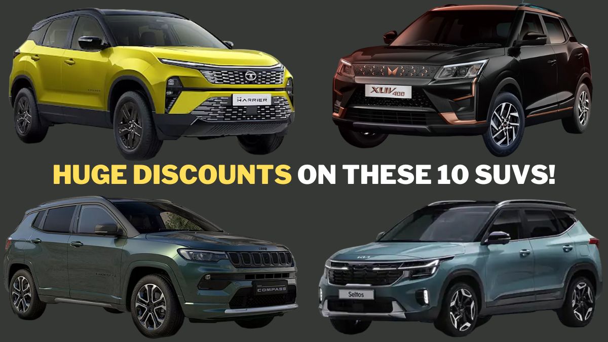 Tata Harrier to Mahindra XUV400 – Get HUGE Discounts On These 10 SUVs This Festive Season