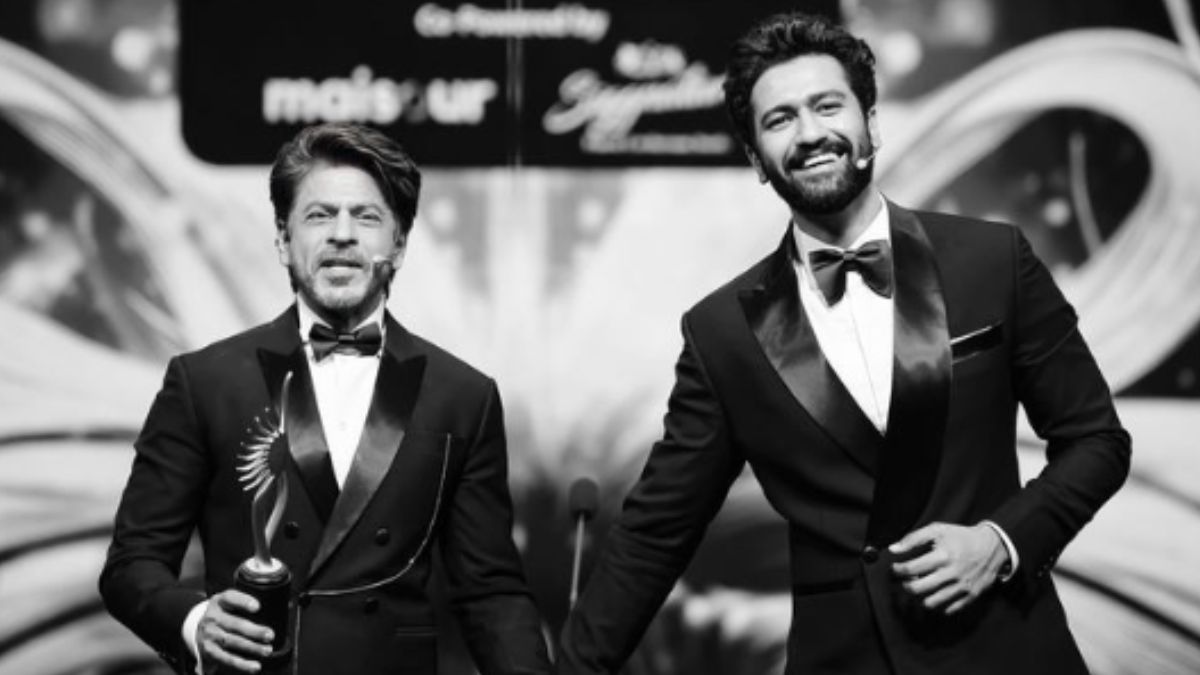 Vicky Kaushal and Shah Rukh Khan at IIFA 2024