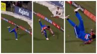 Hardik Pandya takes a stunning catch