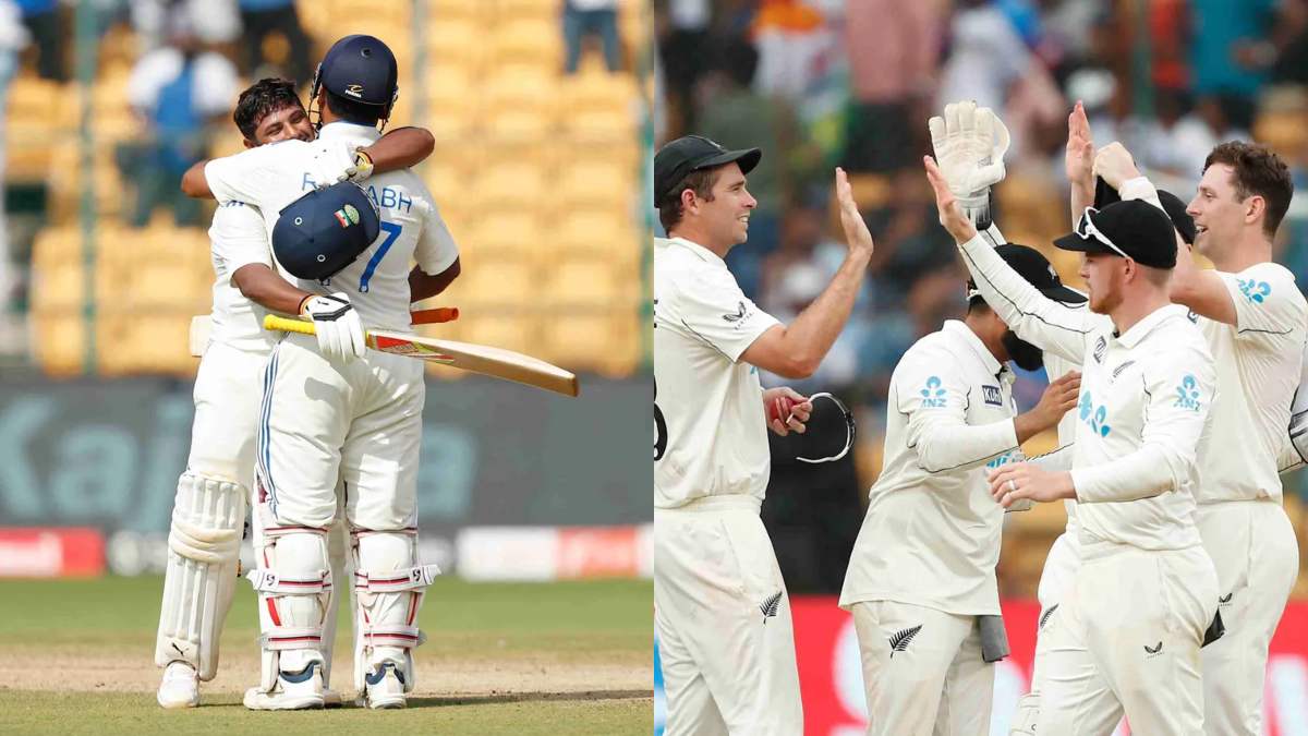 IND Vs NZ: Sarfaraz Khan and Rishabh Pant formed a solid partnership but New Zealand still remain dominant