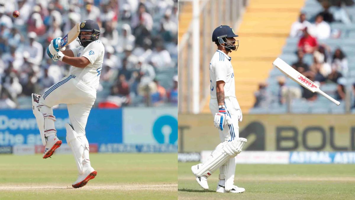 Indian batters have struggled against spin, even in 2nd Test Rohit Sharma and Virat Kohli were dismissed by Mitchell Santner