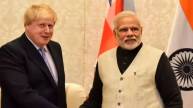 PM Modi with UK Prime Minister Boris Johnson