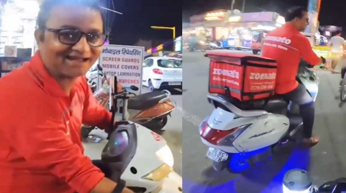 Viral Video of Zomato-Delivery Agent