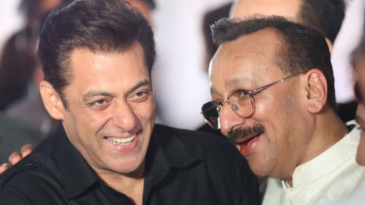 Salman Khan with Baba Siddique