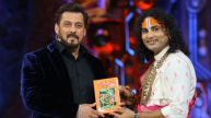 Anniruddhacharya Ji Maharaj with Salman Khan