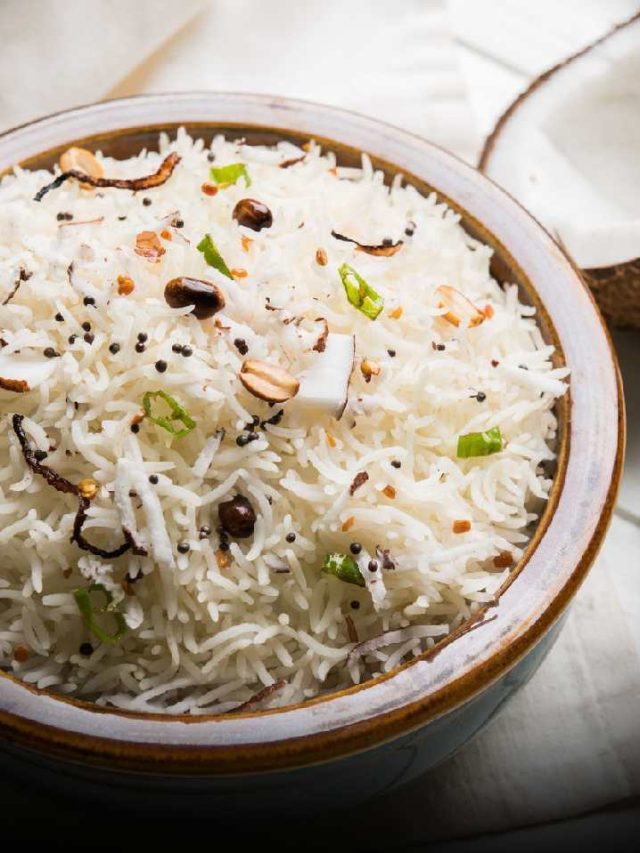 Fluffy & Fragrant  Coconut Rice Recipe