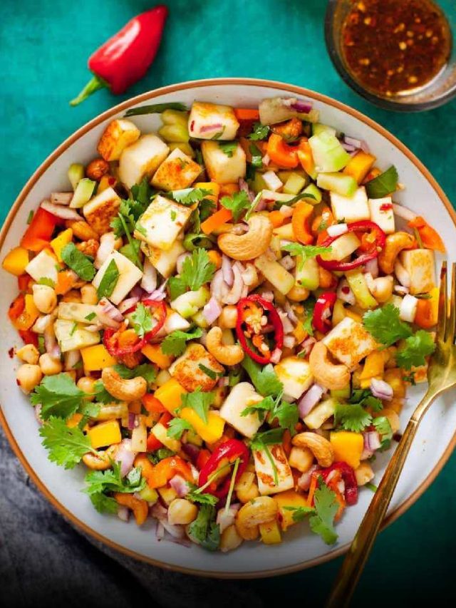 Quick And Healthy Paneer Salad For Anytime Cravings