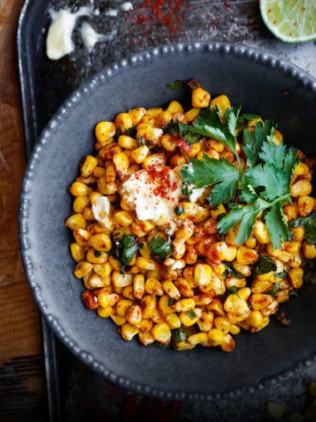 Spicy And Tangy Indian Masala Sweet Corn