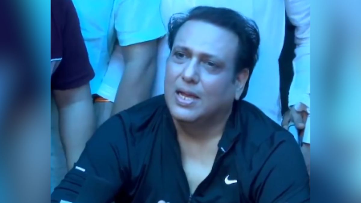 Govinda's first appearance after getting discharged