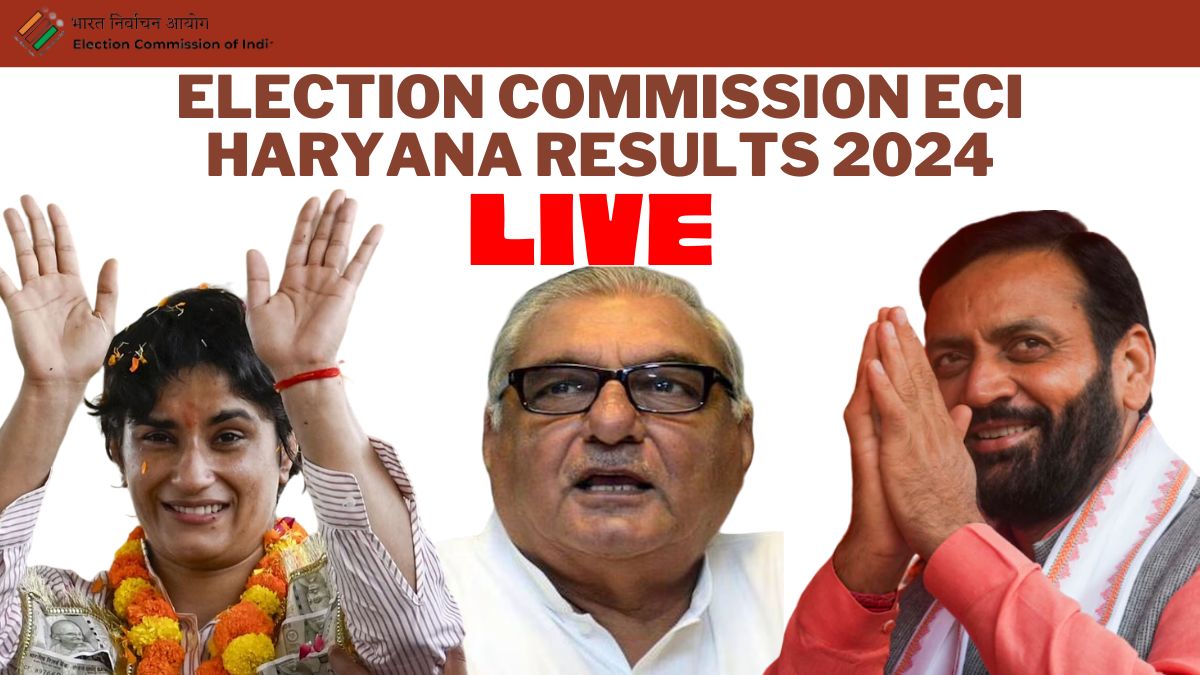 Election Commission ECI Haryana Results 2024 LIVE BJP Set For Biggest